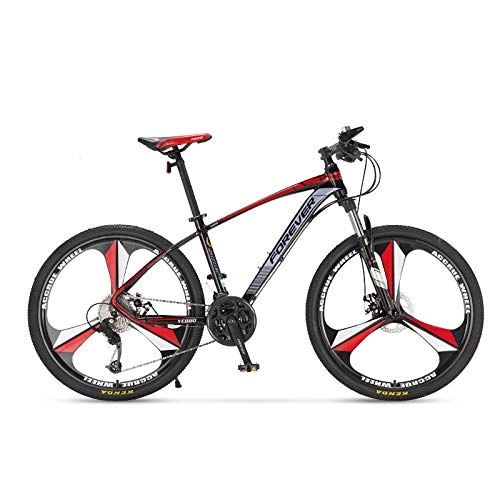 Bicicletas de montaña : MOBDY Bicicleta de montaña Velocidad de Ciclismo Hombre Adulto Adulto Una Rueda Off-Road Racing-Red 24 * 15 (150-165cm)