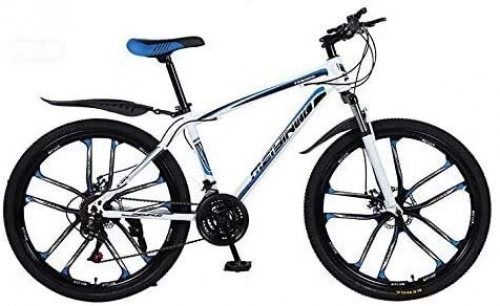 Bicicletas de montaña : Montaa for Bicicleta, PVC y Todos los Pedales de Aluminio, Marco de Acero de Alto Carbono y aleacin de Aluminio, Doble Freno de Disco, 26 Pulgadas Ruedas (Color : B, Size : 21 Speed)
