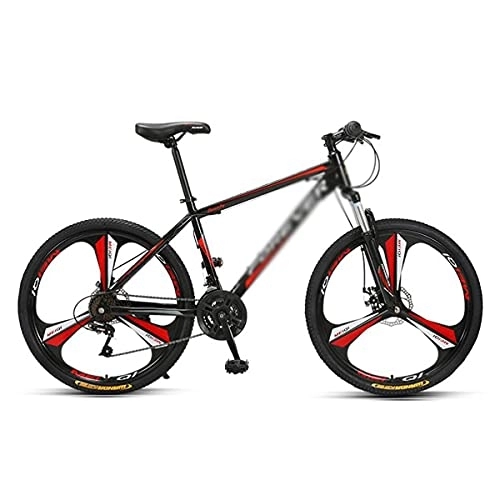 Bicicletas de montaña : MQJ Bicicletas de Montaña de 24 / 27 Velocidades para Niños para Niños, Hombres Y Wome de 26 Pulgadas de Ruedas de Bicicleta de Freno de Disco con Mde Acero Al Carbono / Rojo / 27 Velocidad