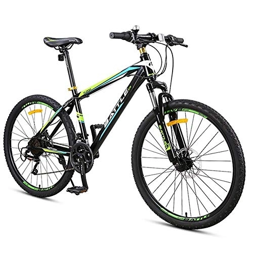 Bicicletas de montaña : Relaxbx 24 Velocidad Unisex 's Mountain Bike 26' Rueda Ligero Freno de Disco con Marco de Acero al Carbono, C