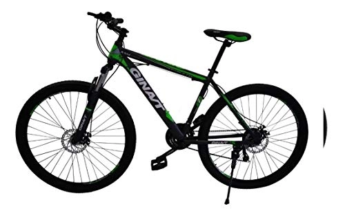 Bicicletas de montaña : Reset - Bicicleta de montaña 27, 5 GINAVT 21 V, color negro y verde