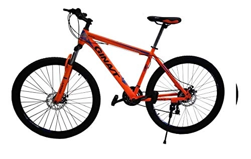 Bicicletas de montaña : Reset Bicicleta MTB 27, 5 Ginavt 21 V naranja azul