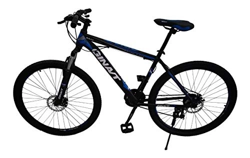 Bicicletas de montaña : Reset Bicicleta MTB 27, 5 GINAVT 21 V negro y azul