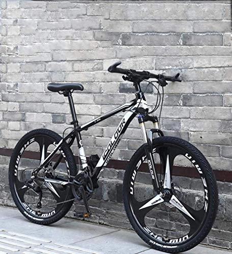 Bicicletas de montaña : SADGE Bike Ruedas de 26 Pulgadas Crucero de Bicicletas Bicicletas de montaña Playa Nieve Bicicletas para Adultos Hombres bicis de Velocidad Variable 24 Velocidad de MTB Bicicleta Negra