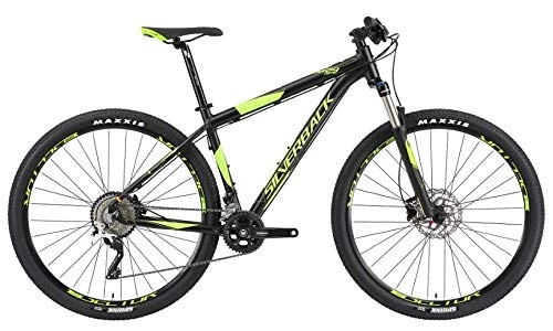 Bicicletas de montaña : Silverback 003 Bicicleta, Unisex Adulto, Negro / Amarillo (Fluor), M