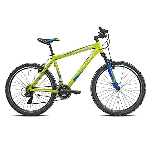 Bicicletas de montaña : torpado MTB Storm 26 Verde / Azul 3 X 7 V Talla 38 (MTB con amortiguación))
