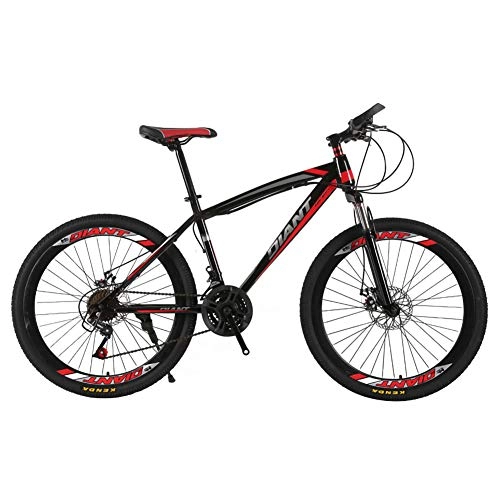 Bicicletas de montaña : TYSYA Bicicleta De Montaña 26 Pulgadas Bicicleta De Ciudad, 27 Velocidades Doble Freno De Disco Ciclismo Todo Terreno Al Aire Libre, Unisexo Bicicleta Estudiante, Rojo
