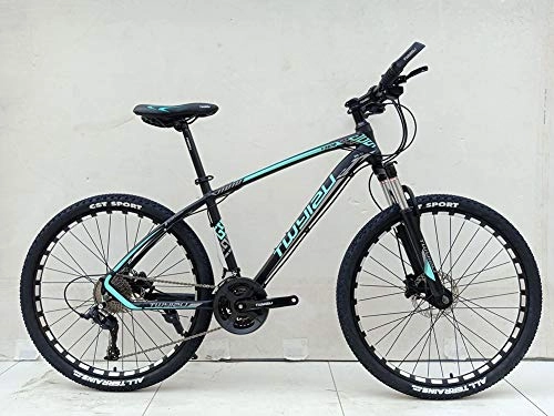 Bicicletas de montaña : UR MAX BEAUTY Marco MTB / Acero Al Carbono De Alta Amortiguación para Bicicleta De Montaña para Adultos (26 '', 27 Velocidad), a