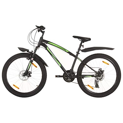 Bicicletas de montaña : vidaXL Bicicleta Montaña Artículo Deportivo de Ciclismo Urbana Estable Tija del Sillín Ajustable 21 Velocidades 26 Pulgadas Rueda 36 cm Negro