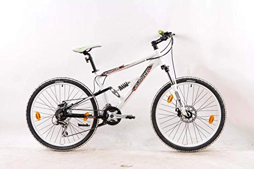 Bicicletas de montaña : VTT Bicicleta de montaña de 26 Pulgadas con Doble Freno de Disco
