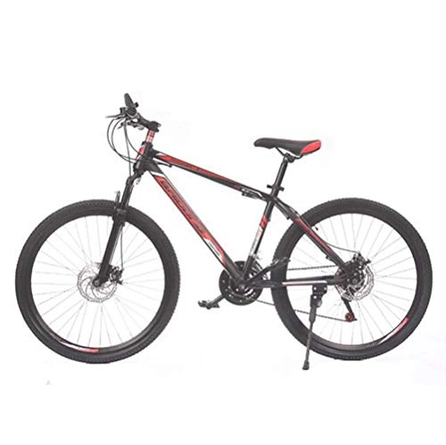 Bicicletas de montaña : YOUSR Bicicleta De Montaña Boy Outdoor Travel Bike, 20 Pulgadas City Road Bicicleta Bicicleta De Estilo Libre Black Red