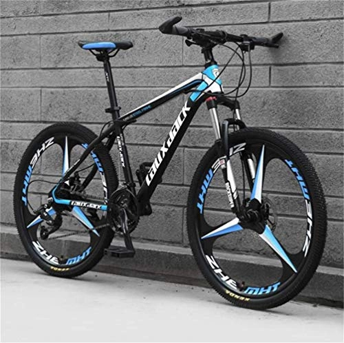 Bicicletas de montaña : YOUSR Bicicleta De Montaña De Velocidad Variable Todoterreno, Bicicleta De Montaña con Amortiguación De 26 Pulgadas Black Blue 21 Speed