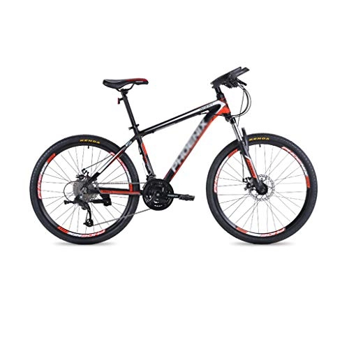 Bicicletas de montaña : ZBL Bicicleta de montaña para Adultos con Cuadro de aleacin de Aluminio de 27 velocidades, Ruedas de 26 Pulgadas, suspensin Completa, Frenos de Disco Dobles, Bicicleta