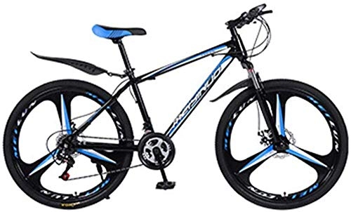 Bicicletas de montaña : Zhouzhou666 - Bicicleta de montaña (21 velocidades, 26 pulgadas, doble disco, bicicletas de ciudad, bicicletas religiosas, bicicletas de estudiante, B