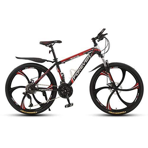 Bicicletas de montaña : ZXN Bicicletas De Absorción De Choque Fuertes para Hombres Y Mujeres Jóvenes, Bicicletas De Montaña De Velocidad Variable Fuera De Carretera, 24-26 Pulgadas, Velocidades De 21-24-27
