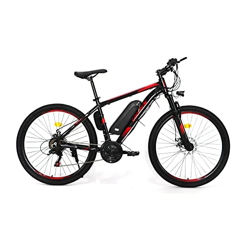 Electric Mountain Bike : 27.5” Electric Mountain Bike, Bicycle with 250W Powerful Motor Electric Bicycle with 36V 10.4AH Lithium Battery, Mountain E-bike, Shimano Gears for Adults