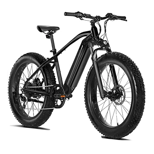 Electric Mountain Bike : 750W Electric Bike for Adults 48V 16Ah Lithium-Ion Battery Removable 26'' Fat Tire Ebike 25mph Snow Beach Mountain E-Bike