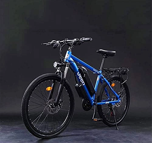 Electric Mountain Bike : Adult 26 Inch Electric Mountain Bike, 36V Lithium Battery Aluminum Alloy Electric Bicycle, Lcd Display Anti-Theft Device 27 Speed (Color : D, Size : 10Ah) Outdoor Riding