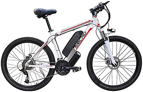 Electric Mountain Bike : CASTOR Electric Bike 26'' Electric Mountain Bike 48V 10Ah 350W Removable LithiumIon Battery Bicycle bike for Men Outdoor Cycling Travel Work Out And Commuting
