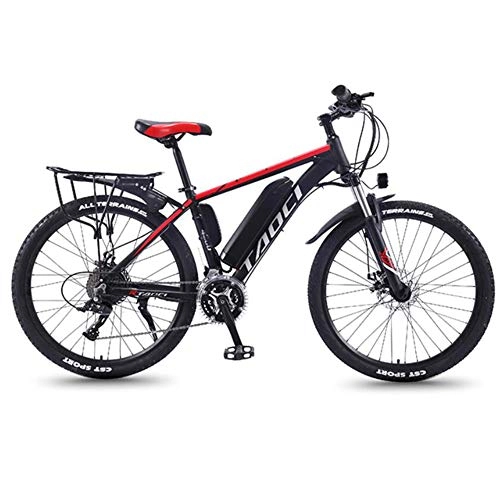 Electric Mountain Bike : CHJ Electric Mountain Bike, 35V350w Motor, 13AH Lithium Battery Assisted Endurance 70-90Km, LEC Display / LED Headlights, Adult Male and Female Electric Bicycles