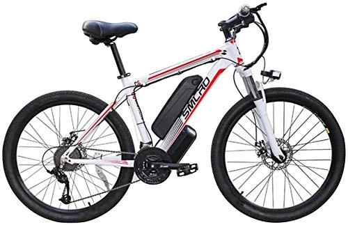 Electric Mountain Bike : CLOTHES Electric Mountain Bike, 26'' Electric Mountain Bike 48V 10Ah 350W Removable Lithium-Ion Battery Bicycle Ebike for Mens Outdoor Cycling Travel Work Out And Commuting, Bicycle