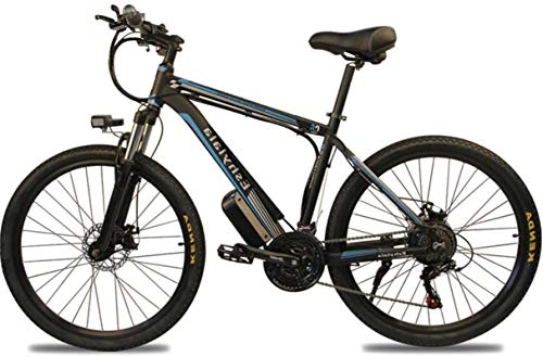 Electric Mountain Bike : CLOTHES Electric Mountain Bike, 350W Electric Bike 26" Adults Electric Bicycle / Electric Mountain Bike, Ebike with Removable 10 / 15Ah Battery, Professional 27 Speed Gears (Blue), Bicycle (Size : 10AH)