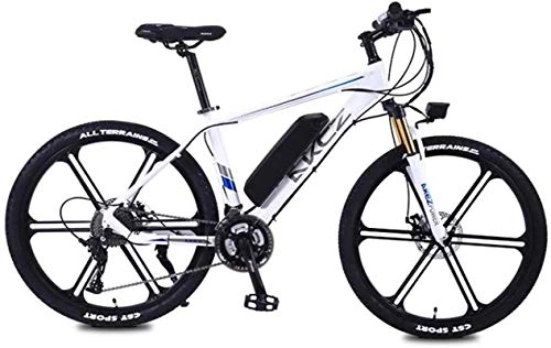 Electric Mountain Bike : CLOTHES Electric Mountain Bike, Adult 26 Inch Electric Mountain Bike, 36V Lithium Battery 27 Speed Electric Bicycle, High-Strength Aluminum Alloy Frame, Magnesium Alloy Wheels, Bicycle