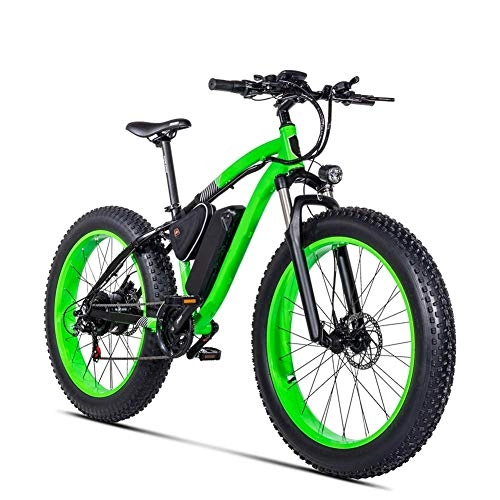 Electric Mountain Bike : CXY-JOEL Adults Snow Electric Bicycle, 500W Brushless Motor 26 inch 4.0 Fat Tires Beach Ebike 21 Speed Dual Disc Brakes Unisex