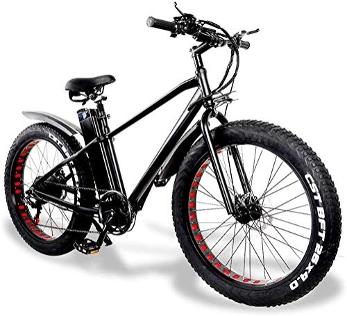 Electric Mountain Bike : Ebikes, 26 Inch Mountain Bike 48V500w Electric Bicycle Aluminum Alloy Frame 21 Speed Folding 15AH 20A Lithium Battery 150Kg City Bike Maximum Speed 25 Km / H Disc Brake (Color : Red, Size : 15Ah)