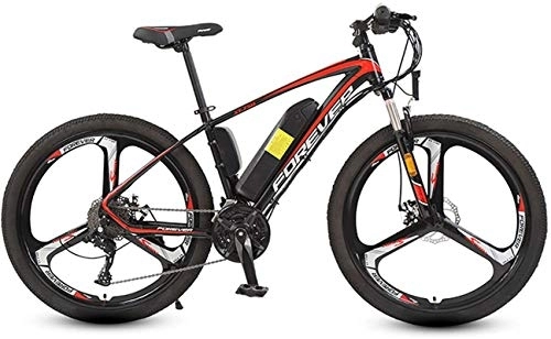 Electric Mountain Bike : Ebikes, 26inch Mountain Electric Bike, 250w Urban Commuting Electric Bikes for Adults, 36v Removable Lithium Battery, Professional 27 Speed Gears, Suspension fork Beach Snow Electric Mountain Moped, 12ah 6