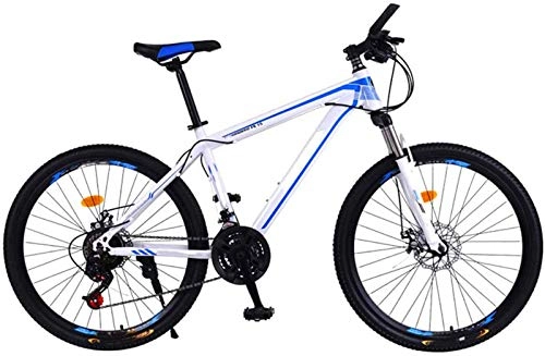 Electric Mountain Bike : Ebikes, Adults Mountain Electric Bike, 27 Speed 250W Motor 36V Removable Battery 26" City Commute E-Bike with Rear Seat Dual Disc Brakes Max Speed 25 Km / H (Color : White, Size : 8AH)