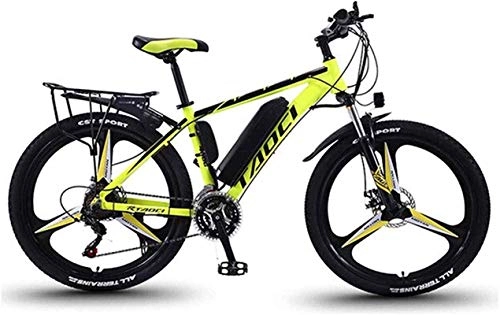 Electric Mountain Bike : Ebikes, Electric Mountain Bike 26-inch Foldable Electric Adult Bicycle 36V 350W, Removable Lithium Battery Aluminum Alloy Mountain Electric Bike, Suitable for 27 Gear levers and Three Working Modes ZD