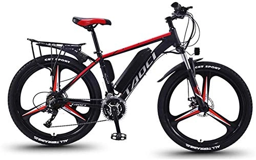 Electric Mountain Bike : Ebikes, Electric Mountain Bikes for Adults, MTB Ebikes, 360W 36V 10AH All Terrain 26" Mountain Bike / Commute Ebike Suitable for Men And Women, Cycling And Hiking (Color : Red)