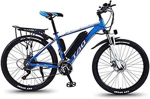 Electric Mountain Bike : Electric Bike 350W Aluminum Alloy Mountain Electric Bicycle, 26 inches Equipped with a Removable 36V Lithium Battery with Automatic Power-Off Braking and 3 Working Modes, Adult Riding Exercise Bike