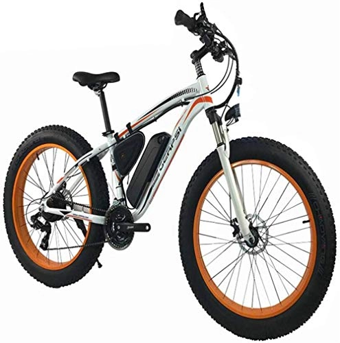Electric Mountain Bike : Electric Bike Electric Mountain Bike 1000W Electric Bike 48V 13Ah Mens Mountain Bike 26" Fat Tire Ebike Road Bicycle Beach / Snow Bike with Dual Hydraulic Disc Brakes and Suspension Fork for the jungle