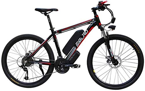 Electric Mountain Bike : Electric Bike Electric Mountain Bike 26'' E-Bike 350W Electric Mountain Bike with 48V 10AH Removable Lithium-Ion Battery 32Km / H Max-Speed 3 Working Modes 21-Level Shift Assisted for the jungle trails,