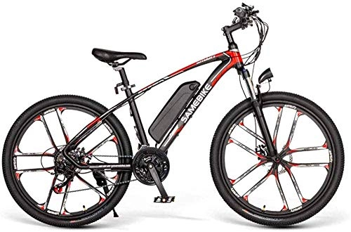 Electric Mountain Bike : Electric Bike Electric Mountain Bike 26" Electric Bike SM26 Ebike for Adults, 350W Electric Bicycle 48V 8AH Lithium-Ion Battery 3 Working Modes, with Professional 21 Speed Shifter, Suitable for Men Wo
