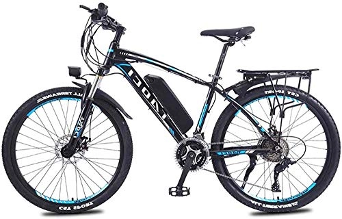 Electric Mountain Bike : Electric Bike Electric Mountain Bike 26" Electric Mountain Bike, 350W Brushless Motor, Removable 36V13Ah Waterproof And Dustproof Lithium Battery, Tektro Dual Disc Brakes Suspension Fork for the jungl