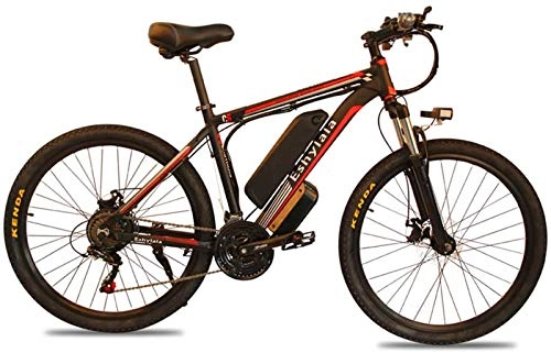 Electric Mountain Bike : Electric Bike Electric Mountain Bike 26 Inch 48V Mountain Electric Bikes for Adult 350W Cruise Control Urban Commuting Electric Bicycle Removable Lithium Battery Three Working Modes for the jungle tra