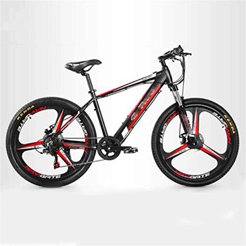 Electric Mountain Bike : Electric Bike Electric Mountain Bike 26 inch Adult Electric Bikes, 48V 9.6A lithium battery Aluminum alloy Bikes LCD display 7 speed Mountain Bicycle Sports Outdoor Cycling for the jungle trails, the s