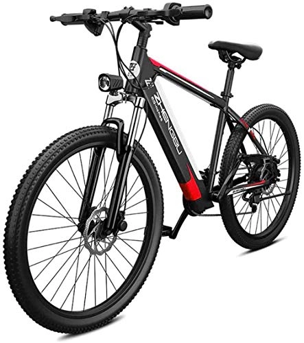 Electric Mountain Bike : Electric Bike Electric Mountain Bike 26 Inch Electric Mountain Bike Ebikes 400W 48V Removable Lithium-Ion Battery 27-Speed E-MTB for Adults Men Women Outdoor Riding for the jungle trails, the snow, th