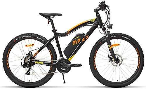 Electric Mountain Bike : Electric Bike Electric Mountain Bike 27.5" City Electric Bicycle, 48V 13Ah Removable Lithium Battery Adult Female / Male Travel Mountain E-bike for the jungle trails, the snow, the beach, the hi