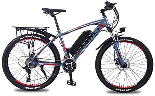 Electric Mountain Bike : Electric Bike Electric Mountain Bike Adult 26 Inch Electric Mountain Bike, 350W / 36V Lithium Battery, High-Strength Aluminum Alloy 27 Speed Variable Speed Electric Bicycle for the jungle trails, the sn