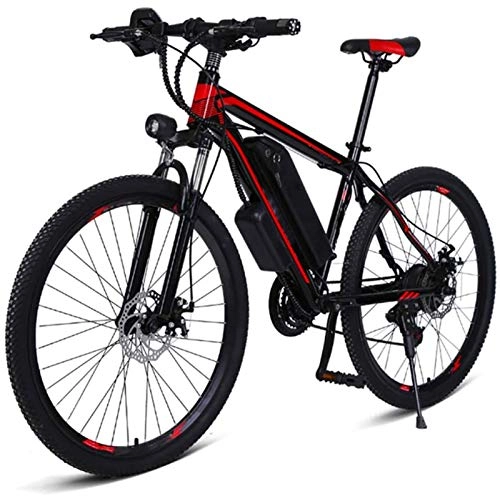 Electric Mountain Bike : Electric Bike Electric Mountain Bike Adults Mountain Electric Bike, 27 Speed 250W Motor 36V Removable Battery 26" City Commute E-Bike with Rear Seat Dual Disc Brakes Max Speed 25 Km / H for the jungle t