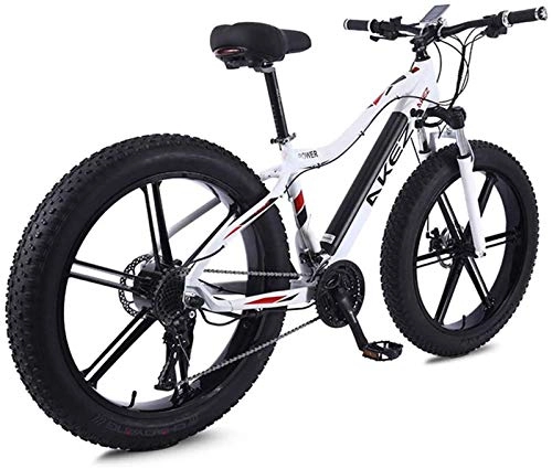 Electric Mountain Bike : Electric Bike Electric Mountain Bike Electric Bicycle 26'' Bike Mountain for Adult with Large Capacity Lithium-Ion Battery 36V 350W 10Ah Battery Capacity And Three Working Modes for the jungle trails,