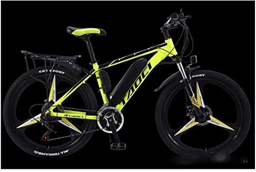 Electric Mountain Bike : Electric Bike Electric Mountain Bike Electric Bicycle Lithium Battery Assisted Cross-Country Mountain Bike Adult Aluminum Alloy Variable Speed Bicycle for the jungle trails, the snow, the beach, the h