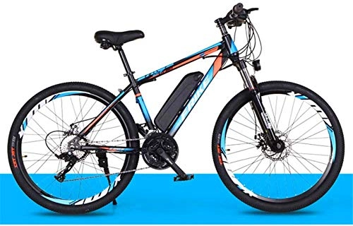 Electric Mountain Bike : Electric Bike Electric Mountain Bike Electric Mountain Bike 26-Inch with Removable 36V 8Ah Lithium-Ion Battery Three Working Modes Load Capacity 200 Kg for the jungle trails, the snow, the beach, the