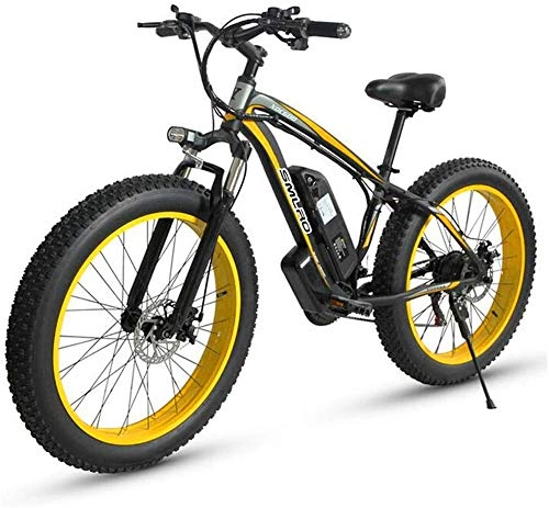Electric Mountain Bike : Electric Bike Electric Mountain Bike Electric Mountain Bike 500W 26" Ebike Adults Bicycle with Removable 48V 15AH Lithium-Ion Battery 27 Speed - for All Terrain for the jungle trails, the snow, the be