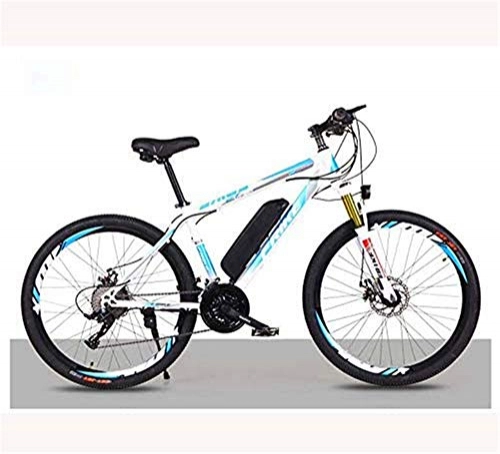 Electric Mountain Bike : Electric Bike Electric Mountain Bike Electric Mountain Bike for Adults, 26 Inch Electric Bike Bicycle with Removable 36V 8AH / 10 AH Lithium-Ion Battery, 21 / 27 Speed Shifter for the jungle trails, the s