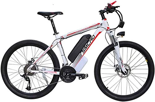 Electric Mountain Bike : Electric Bike Electric Mountain Bike Electric Snow Bike, 26" Electric Mountain Bike for Adults - 1000W Ebike with 48V 15AH Lithium Battery Professional Offroad Bicycle 27 Speed Gear Outdoor Cycling / Co
